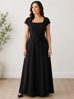 blue cold shoulder maxi dress Kaitlin One Slinky And Mesh COLOR:Black/Multi Airy woven chiffon shapes 8.1-storeinvupdate JULMCOMO Dresses for Women